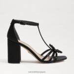 jp Sam Edelman 女性 ドニーブロックヒールサンダル 黒 4NFV0P691 履物 - Image 2
