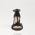 jp Sam Edelman 女性 ドニーブロックヒールサンダル 黒 4NFV0P691 履物 - Image 3