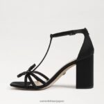 jp Sam Edelman 女性 ドニーブロックヒールサンダル 黒 4NFV0P691 履物 - Image 4