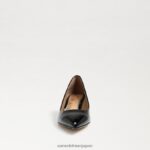 jp Sam Edelman 女性 ドリ キトゥン ヒール ポンプ ブラックパテント 4NFV0P544 履物 - Image 3