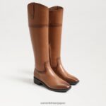 jp Sam Edelman 女性 ドリナ ワイドカーフライディングブーツ 新しいウイスキー 4NFV0P872 履物