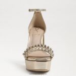 jp Sam Edelman 女性 ニネットプラットフォームヒール 金箔 4NFV0P759 履物 - Image 3