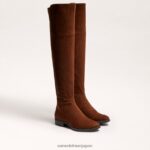 jp Sam Edelman 女性 ニーブーツを履いて歩く トーストしたココナッツ 4NFV0P778 履物
