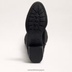 jp Sam Edelman 女性 ニーブーツを履いて歩く 黒いスエード 4NFV0P777 履物 - Image 6