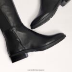 jp Sam Edelman 女性 ニーブーツを履いて歩く 黒い革 4NFV0P776 履物 - Image 7
