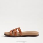 jp Sam Edelman 女性 ネッティスライドサンダル サドル 4NFV0P273 履物 - Image 4