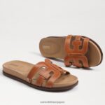 jp Sam Edelman 女性 ネッティスライドサンダル サドル 4NFV0P273 履物 - Image 7