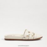 jp Sam Edelman 女性 ネッティスライドサンダル モダンなアイボリー 4NFV0P275 履物 - Image 2
