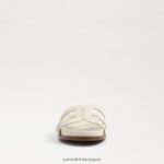 jp Sam Edelman 女性 ネッティスライドサンダル モダンなアイボリー 4NFV0P275 履物 - Image 3