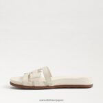 jp Sam Edelman 女性 ネッティスライドサンダル モダンなアイボリー 4NFV0P275 履物 - Image 4