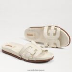 jp Sam Edelman 女性 ネッティスライドサンダル モダンなアイボリー 4NFV0P275 履物 - Image 7