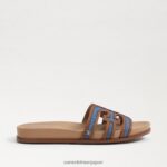 jp Sam Edelman 女性 ネッティマルチスライドサンダル ウォッシュドインディゴ 4NFV0P425 履物 - Image 2