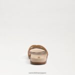 jp Sam Edelman 女性 ネッティマルチスライドサンダル 天然マルチラフィア 4NFV0P424 履物 - Image 5