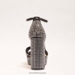 jp Sam Edelman 女性 ネリーグリッツ プラットフォームヒール 黒 4NFV0P453 履物 - Image 5