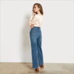 jp Sam Edelman 女性 ハイライズコーディワイドレッグパンツ ズマ 4NFV0P1230 衣服 - Image 4