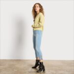 jp Sam Edelman 女性 ハイライズスキニーアンクルパンツ 氷河 4NFV0P1258 衣服 - Image 2