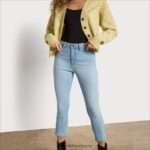 jp Sam Edelman 女性 ハイライズスキニーアンクルパンツ 氷河 4NFV0P1258 衣服 - Image 3
