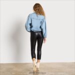 jp Sam Edelman 女性 ハイライズスキニーアンクルパンツ カスケードリミックス 4NFV0P1259 衣服 - Image 4