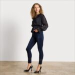 jp Sam Edelman 女性 ハイライズスキニーパンツ スターダストスタッド 4NFV0P1271 衣服 - Image 2