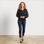 jp Sam Edelman 女性 ハイライズスキニーパンツ スターダストスタッド 4NFV0P1271 衣服