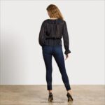 jp Sam Edelman 女性 ハイライズスキニーパンツ スターダストスタッド 4NFV0P1271 衣服 - Image 4