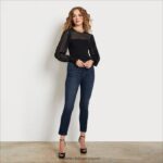 jp Sam Edelman 女性 ハイライズスキニーパンツ 完璧な青 4NFV0P1299 衣服