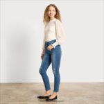 jp Sam Edelman 女性 ハイライズスリムストレートパンツ オーシャンドライブ 4NFV0P1229 衣服 - Image 2