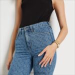 jp Sam Edelman 女性 ハイライズスリムストレートパンツ 有料 4NFV0P1223 衣服 - Image 3