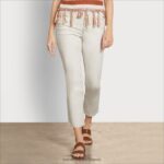 jp Sam Edelman 女性 ハイライズデニム スリムストレート 自然 4NFV0P1169 衣服 - Image 3