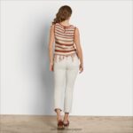 jp Sam Edelman 女性 ハイライズデニム スリムストレート 自然 4NFV0P1169 衣服 - Image 4