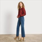 jp Sam Edelman 女性 ハイライズフレアパンツ ムーンダンス 4NFV0P1224 衣服 - Image 2
