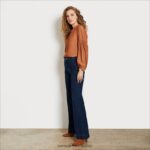 jp Sam Edelman 女性 ハイライズベイフレアパンツ 大西洋の 4NFV0P1250 衣服 - Image 2