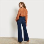 jp Sam Edelman 女性 ハイライズベイフレアパンツ 大西洋の 4NFV0P1250 衣服 - Image 4