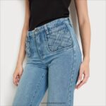 jp Sam Edelman 女性 ハイライズベイポケットパンツ アスペン 4NFV0P1227 衣服 - Image 3