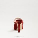 jp Sam Edelman 女性 ハイランドミュールポンプ キャニオンオレンジベルベット 4NFV0P527 履物 - Image 5