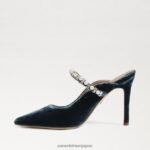 jp Sam Edelman 女性 ハイランドミュールポンプ ディープサファイア 4NFV0P524 履物 - Image 4