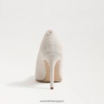 jp Sam Edelman 女性 ハリエット ビーズ ポインテッドトゥヒール アイボリーマルチ 4NFV0P584 履物 - Image 5