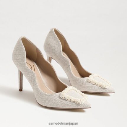 jp Sam Edelman 女性 ハリエット ビーズ ポインテッドトゥヒール アイボリーマルチ 4NFV0P584 履物