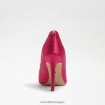 jp Sam Edelman 女性 ハリエット ポインテッドトゥ ヒール フューシャサテン 4NFV0P594 履物 - Image 5