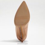 jp Sam Edelman 女性 ハリエット ポインテッドトゥ ヒール ローザ ブラッシュ サテン 4NFV0P593 履物 - Image 6