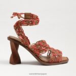 jp Sam Edelman 女性 ハーレーアンクルラップヒール クオイオ/サンズ 4NFV0P862 履物 - Image 2