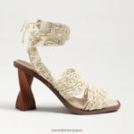 jp Sam Edelman 女性 ハーレーアンクルラップヒール 自然 4NFV0P861 履物 - Image 2