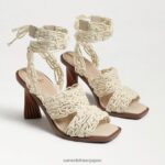 jp Sam Edelman 女性 ハーレーアンクルラップヒール 自然 4NFV0P861 履物