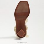 jp Sam Edelman 女性 ハーレーアンクルラップヒール 自然 4NFV0P861 履物 - Image 6