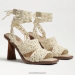 jp Sam Edelman 女性 ハーレーアンクルラップヒール 自然 4NFV0P861 履物 - Image 7