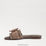 jp Sam Edelman 女性 バンビ スライドサンダル コーヒー 4NFV0P66 履物 - Image 4