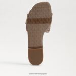 jp Sam Edelman 女性 バンビ スライドサンダル コーヒー 4NFV0P66 履物 - Image 6