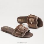 jp Sam Edelman 女性 バンビ スライドサンダル コーヒー 4NFV0P66 履物 - Image 7