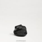 jp Sam Edelman 女性 バンビ スライドサンダル ブラックラフィア 4NFV0P68 履物 - Image 3