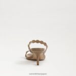 jp Sam Edelman 女性 パルマ キトゥン ヒール ミュール チャイクリーム 4NFV0P492 履物 - Image 5